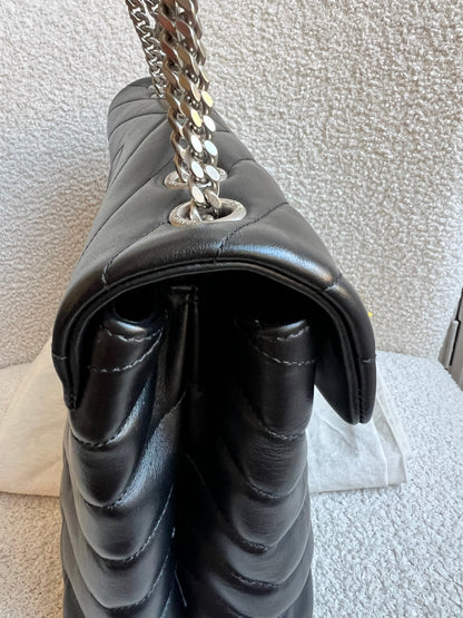 Yves Saint Laurent (YSL) Medium Black Lou Lou (RRP £2,100)