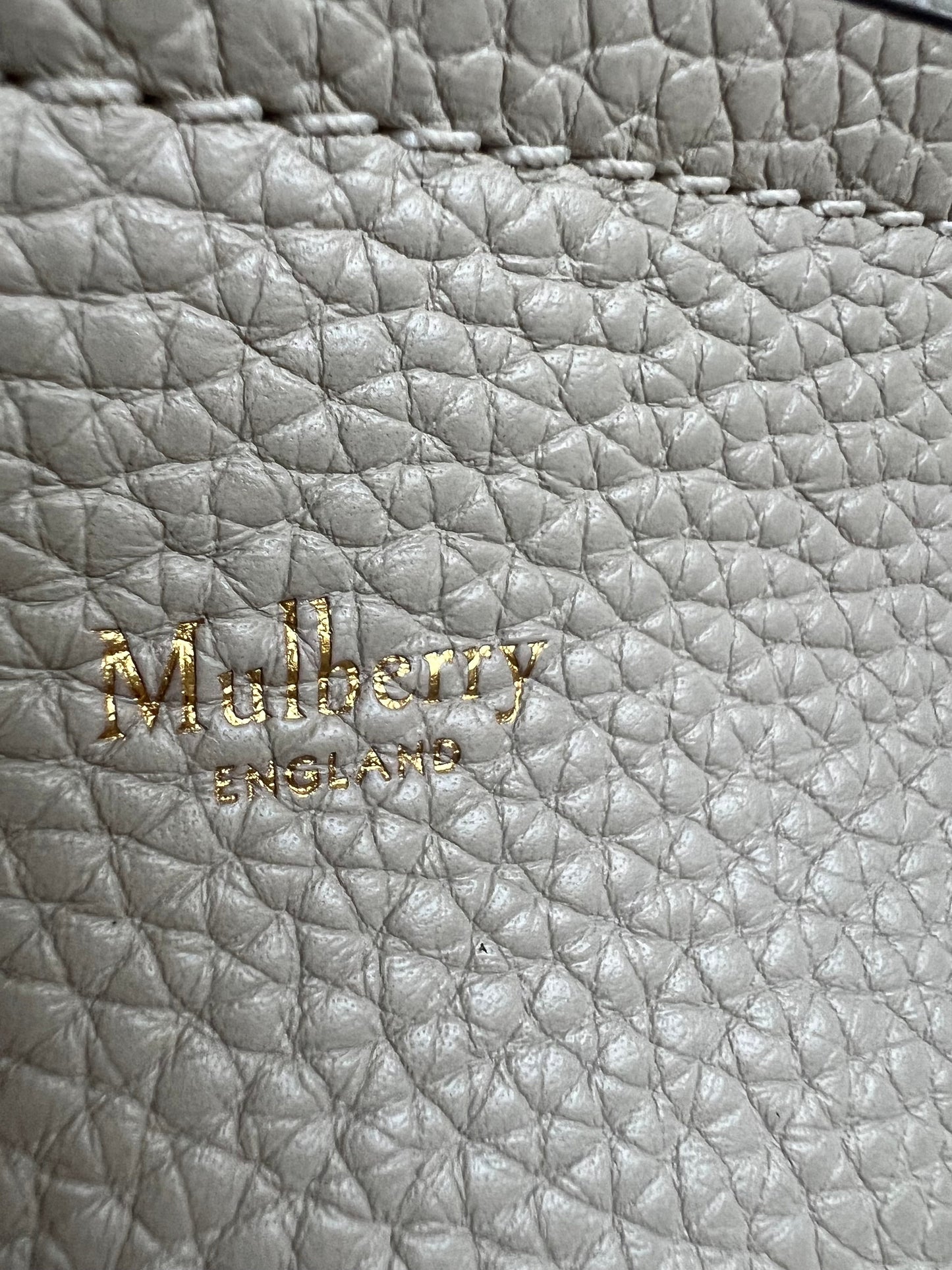 Mulberry Chalk Soft Amberley Satchel (RRP £1,195)