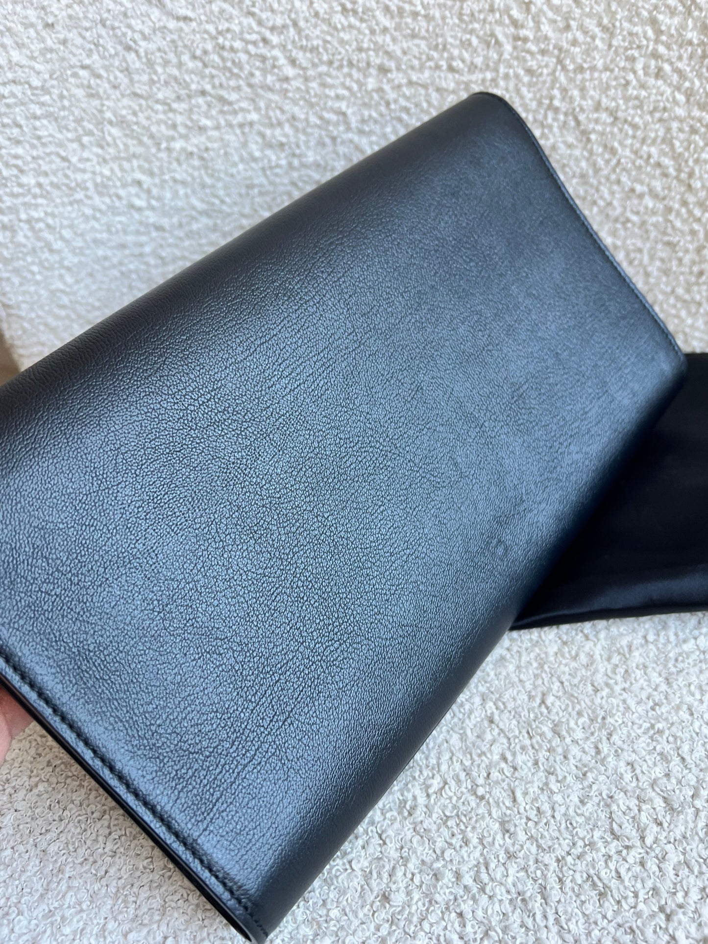 Yves Saint Laurent (YSL) Black Belle de Jour Clutch