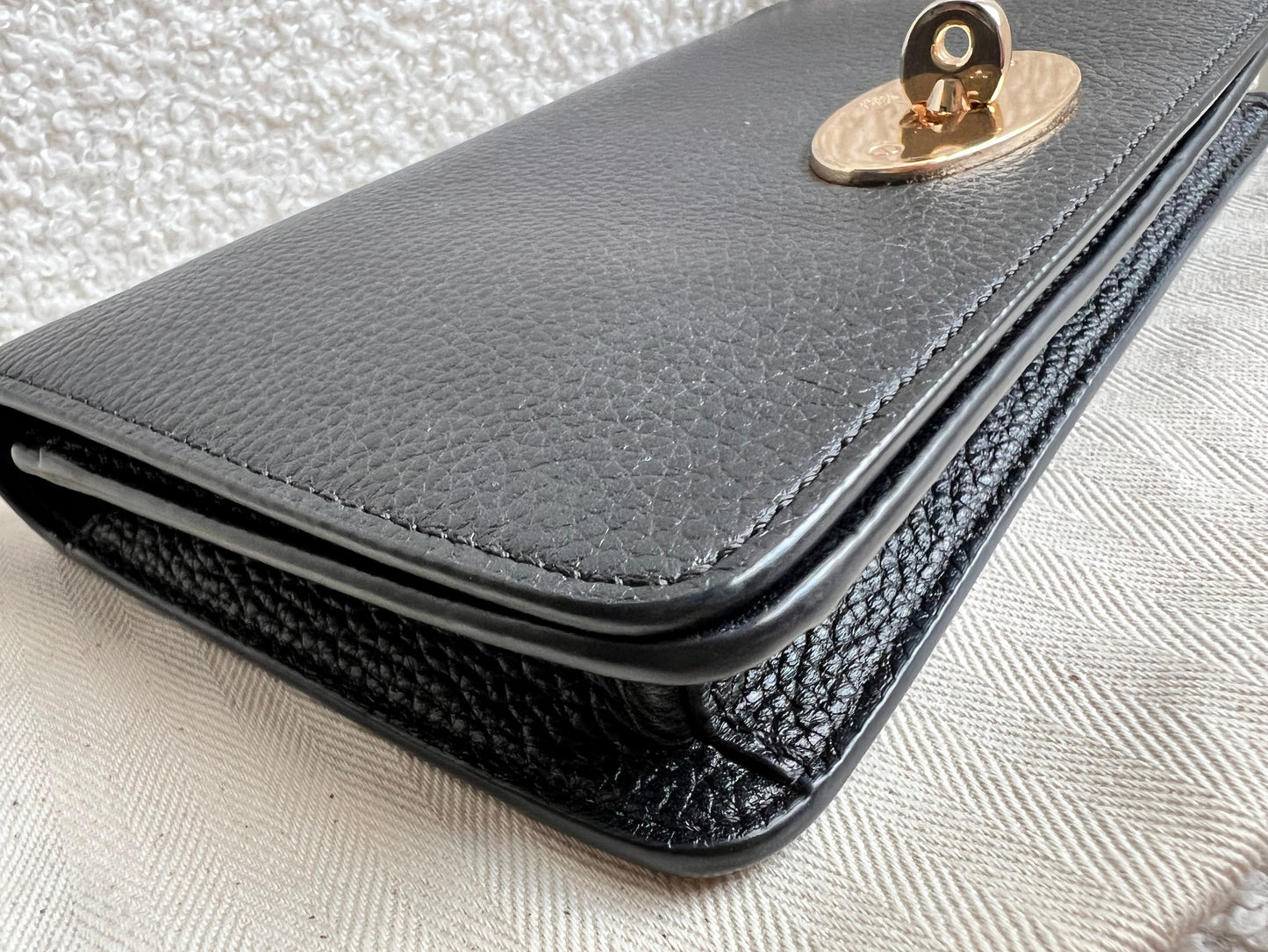 Mulberry Black Bayswater Clutch (RRP £495)