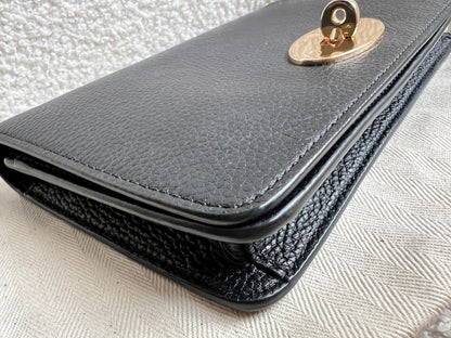 Mulberry Black Bayswater Clutch (RRP £495)