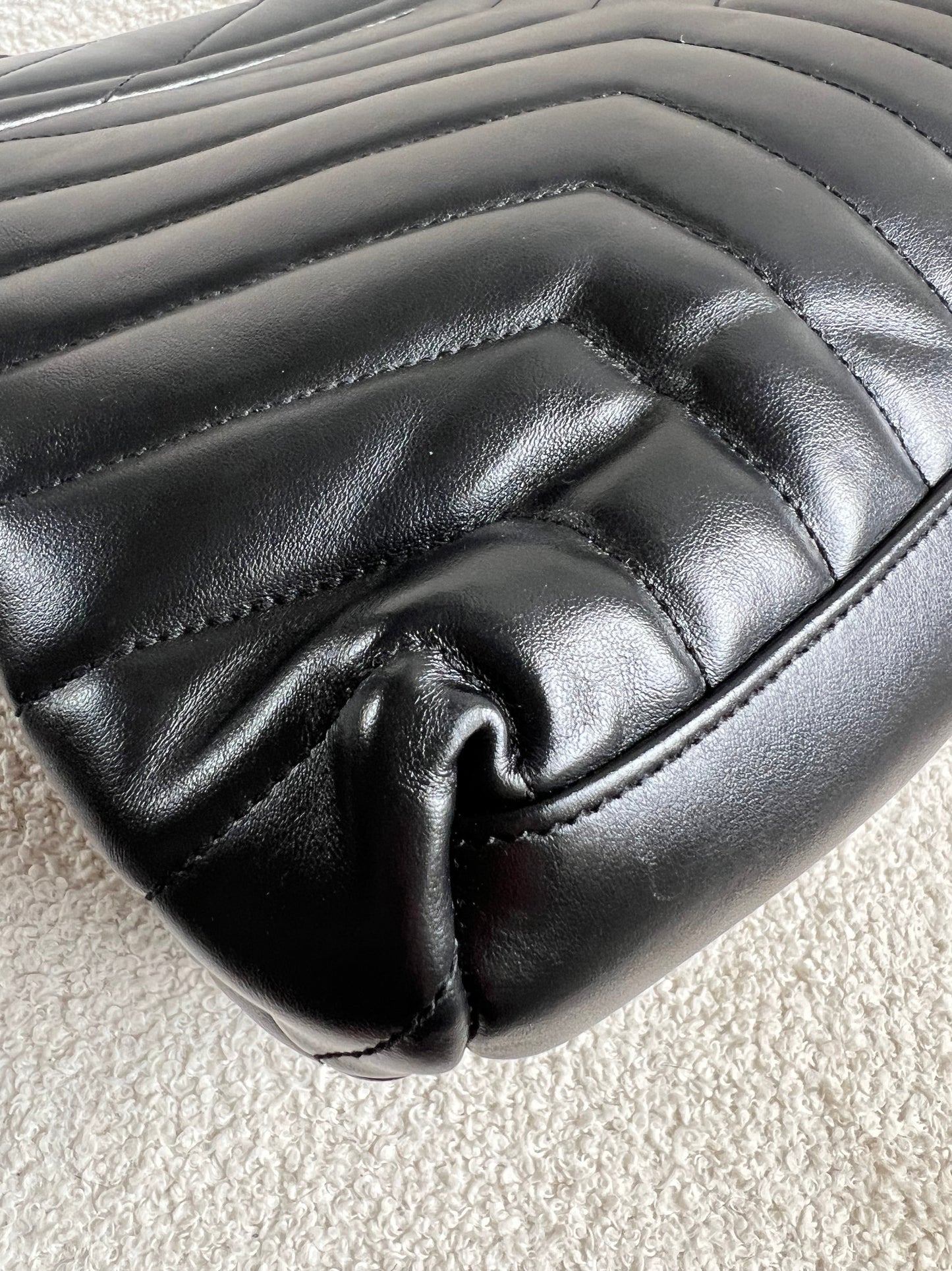 Yves Saint Laurent (YSL) Medium Black on Black LouLou (RRP £2,150)