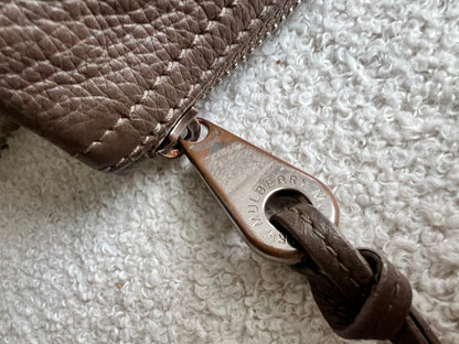 Mulberry Taupe Daria Clutch (RRP £550)