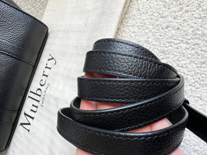 Mulberry Black Mini Zipped Bayswater (RRP £1095)