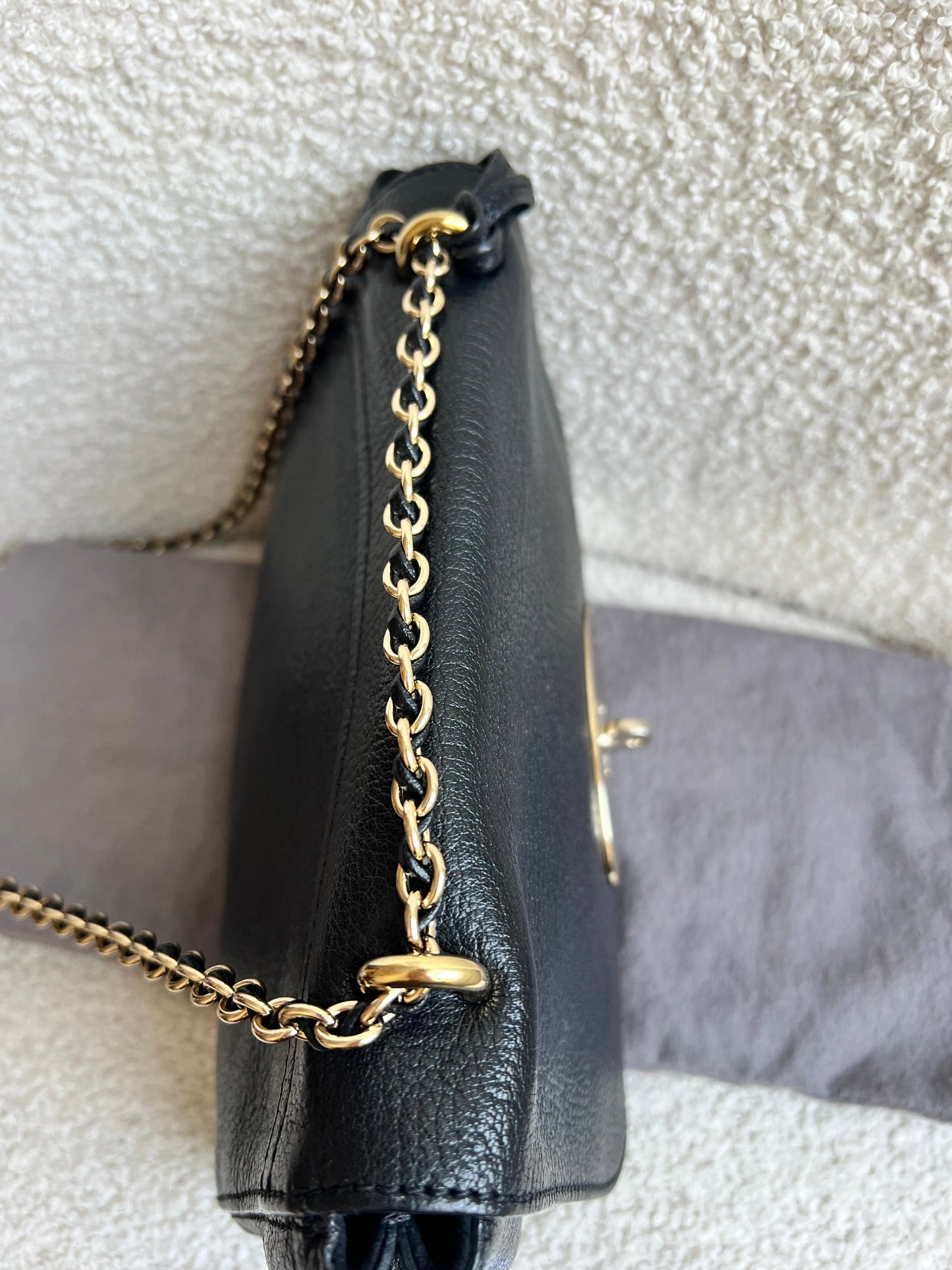 Mulberry Black Regular Lily with Gold Hardware (RRP £995)