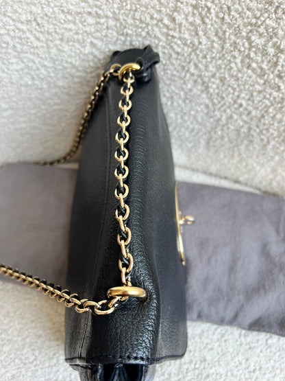 Mulberry Black Regular Lily with Gold Hardware (RRP £995)