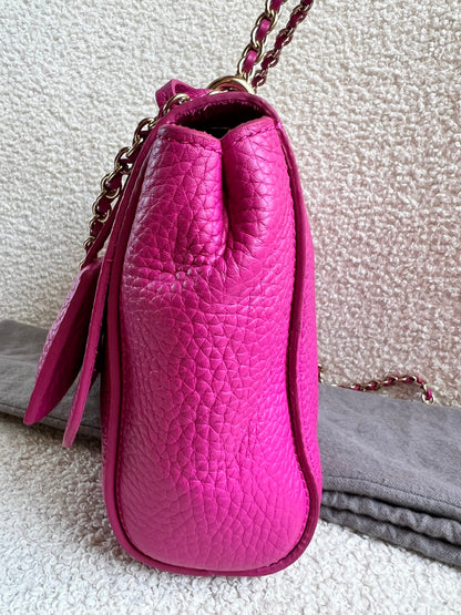 Mulberry Regular Lily in Mulberry Pink Heavy Grain (RRP £995)