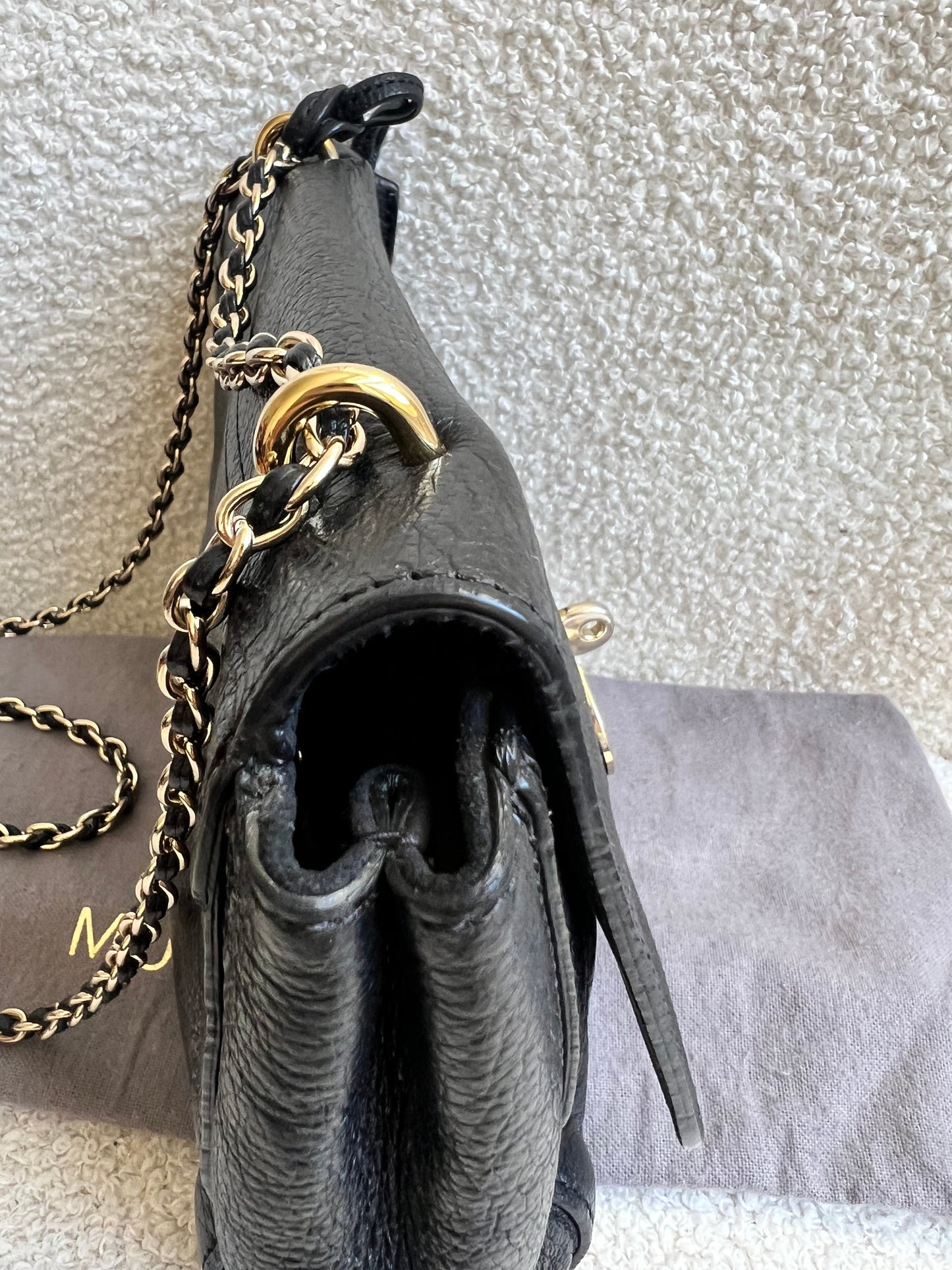 Mulberry Black Regular Lily with Gold Hardware (RRP £995)