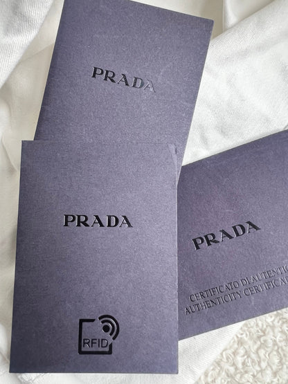 Prada Black Vitello Daino Shoulder Bag
