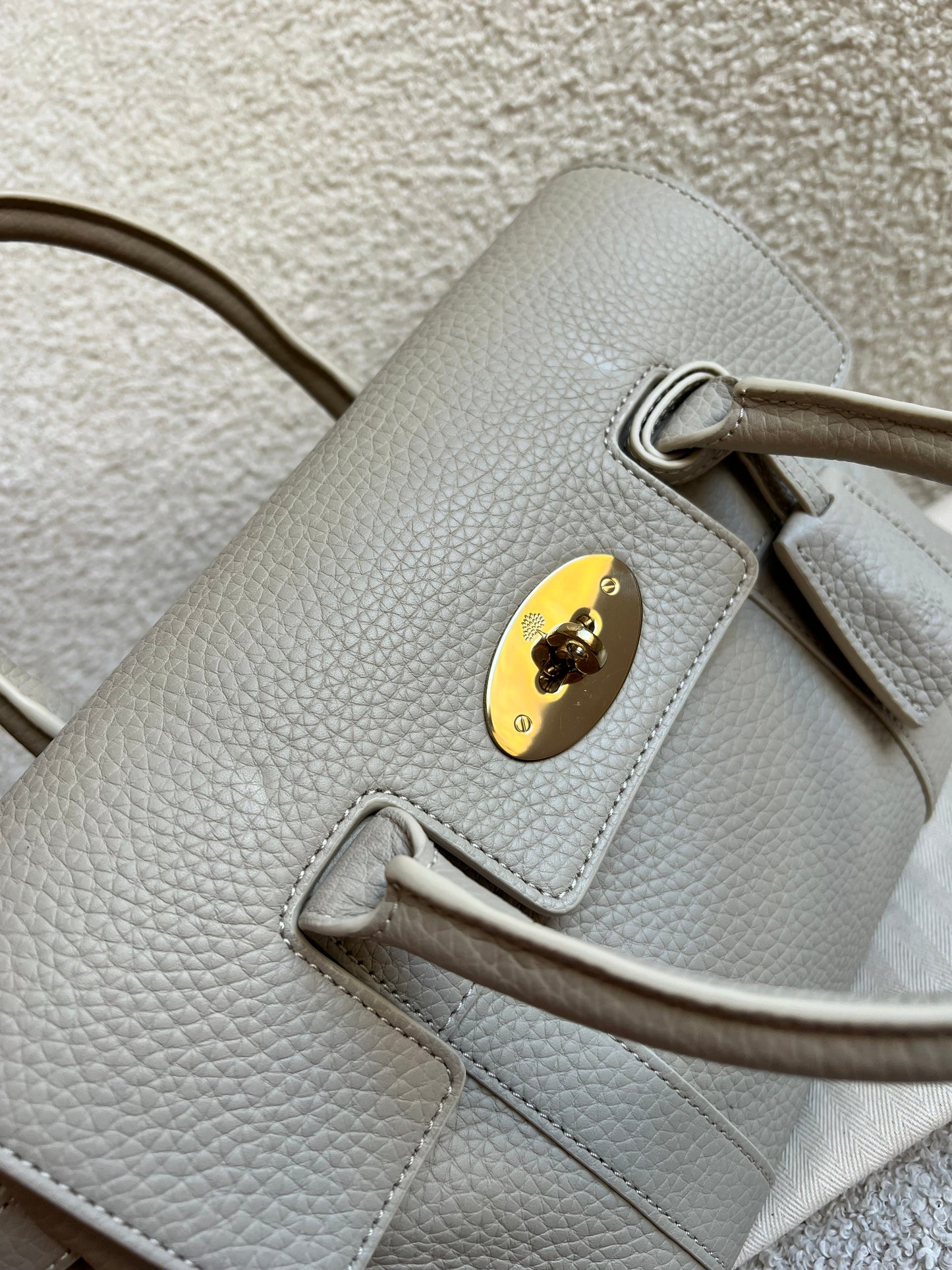 Mulberry Chalk Bayswater Satchel (RRP £1195)