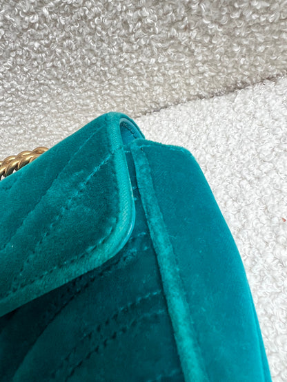 Gucci GG Mini Velvet Marmont Mini Shoulder Bag (RRP £1295)