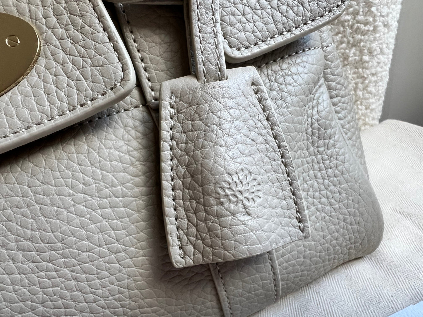 Mulberry Chalk Bayswater Satchel (RRP £1195)
