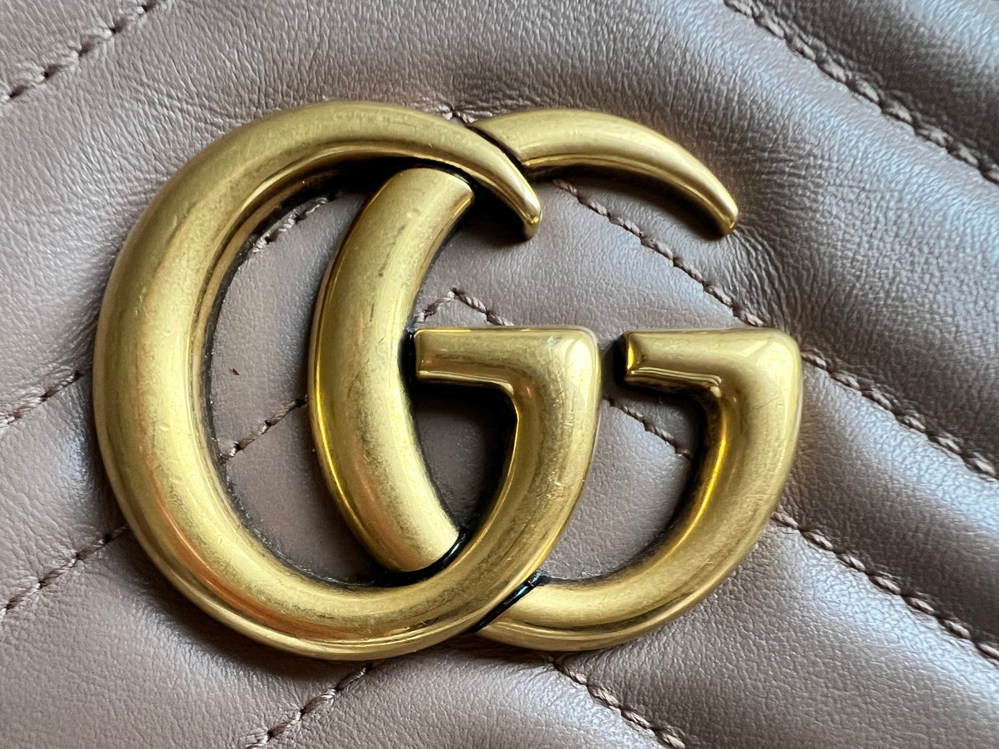 Gucci GG Marmont Dusty Pink Small Shoulder Bag (RRP £1440)