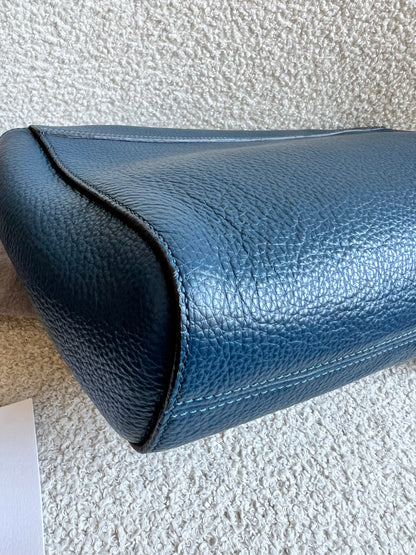 Mulberry Deep Sea Blue Medium Lily with Gold Hardware (RRP £1050)