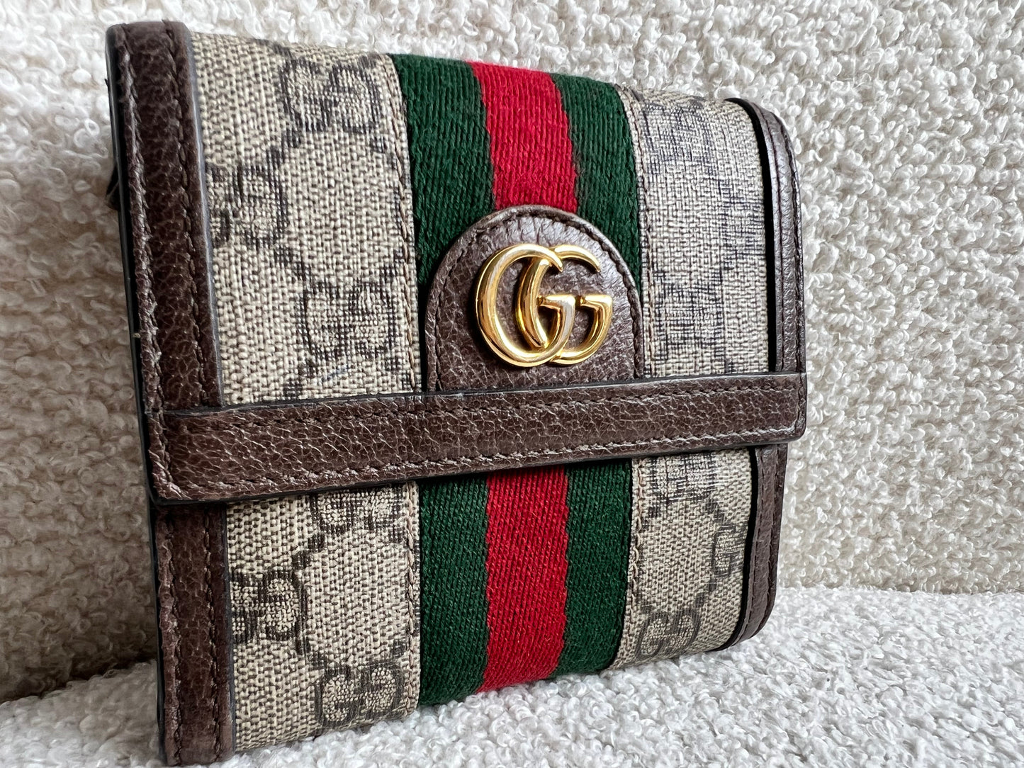 Gucci Ophidia Supreme French Small Wallet Purse