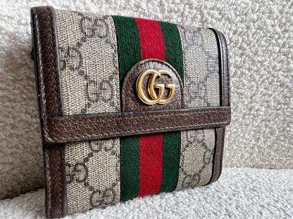 Gucci Ophidia Supreme French Small Wallet Purse