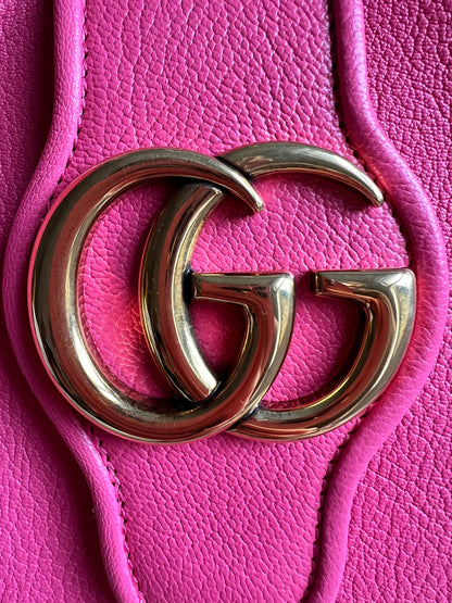 Gucci Pink Large Aphrodite Shoulder Bag (RRP £1760)