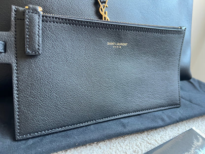 Yves Saint Laurent (YSL) Black E/W Shopping Tote (RRP £1115)