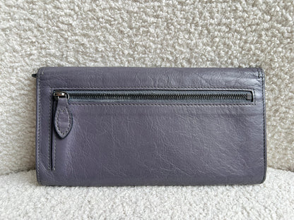 Mulberry Foggy Grey Alexa Postmans Lock Wallet