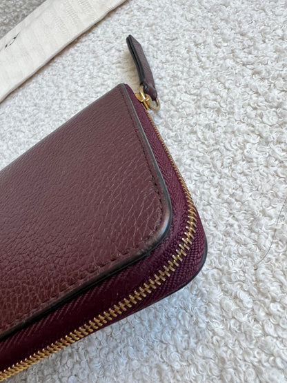 Mulberry Oxblood Continental Wallet (RRP £345)