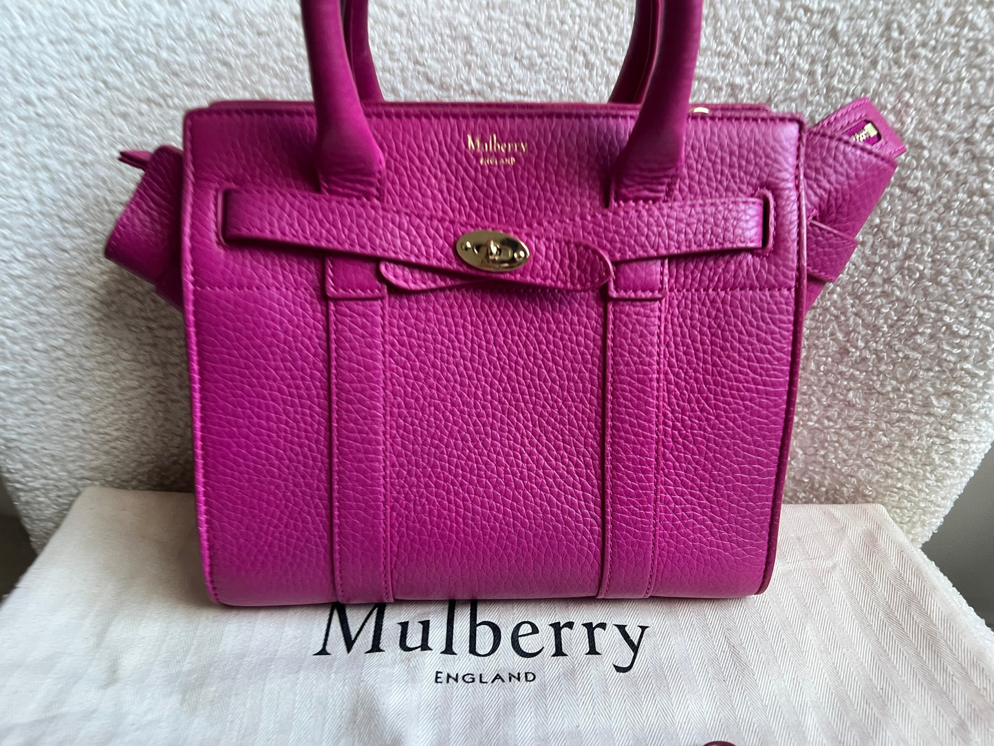 Mulberry Pink Mini Zipped Bayswater (RRP £1095)