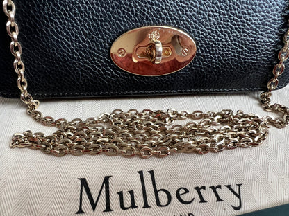 Mulberry Black Bayswater Clutch (RRP £495)