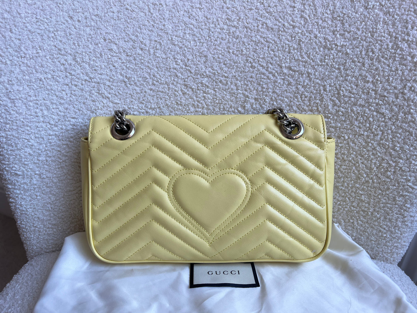 Gucci GG Yellow Marmont Small Shoulder Bag (RRP £2070)