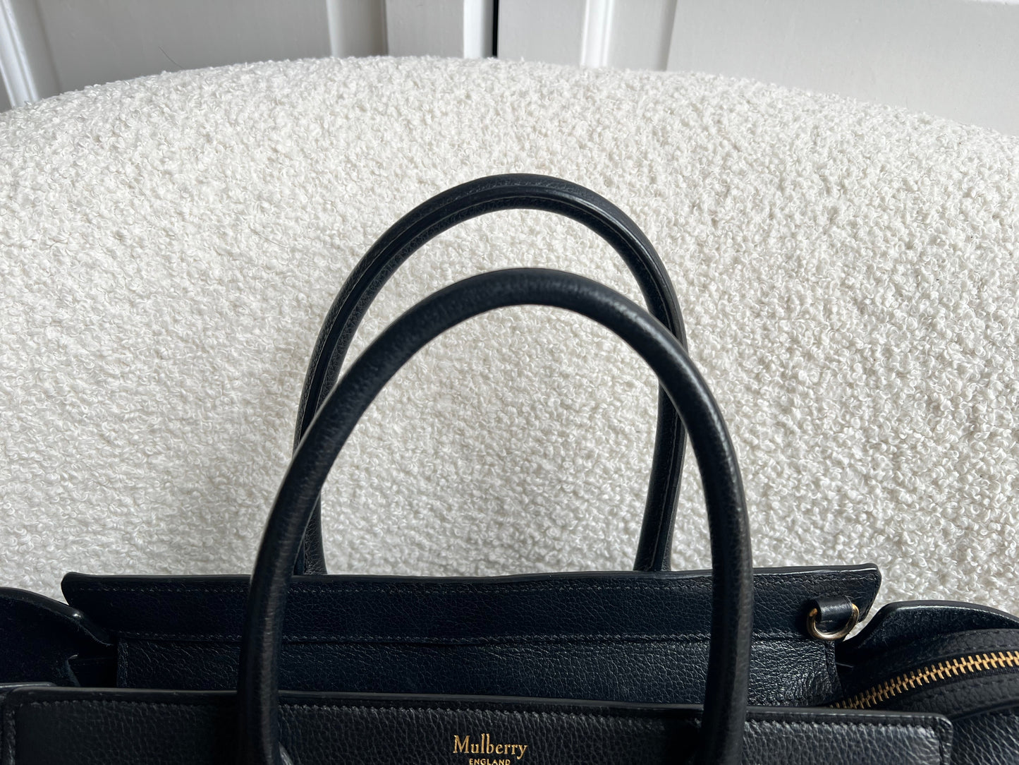Mulberry Black Small Zipped Bayswater (RRP £1,245)