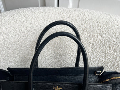 Mulberry Black Small Zipped Bayswater (RRP £1,245)
