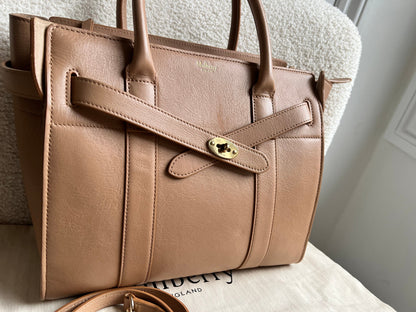 Mulberry Light Salmon Small Zipped Bayswater (RRP £1,245)