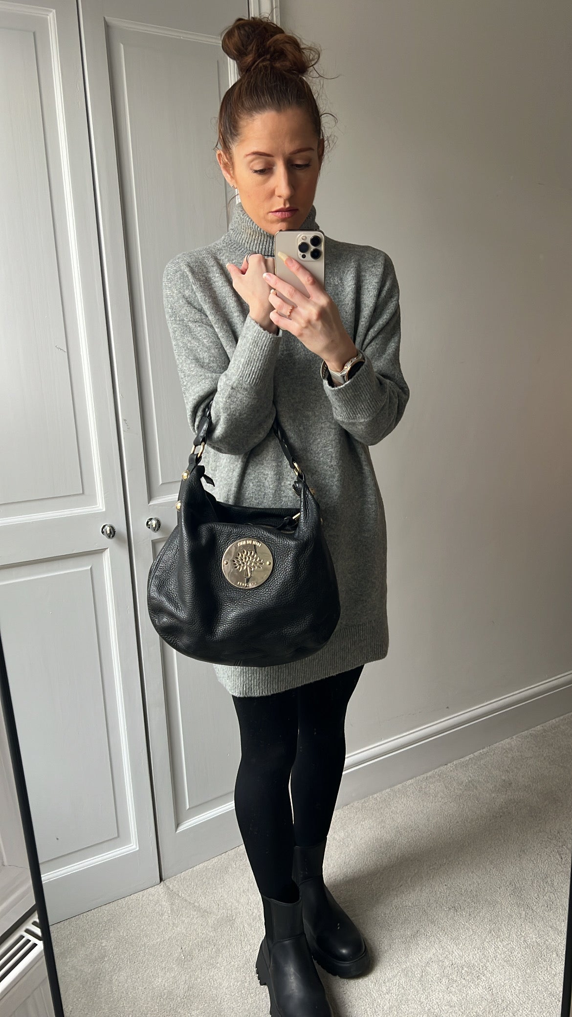 Mulberry Black Daria Hobo (RRP £795)