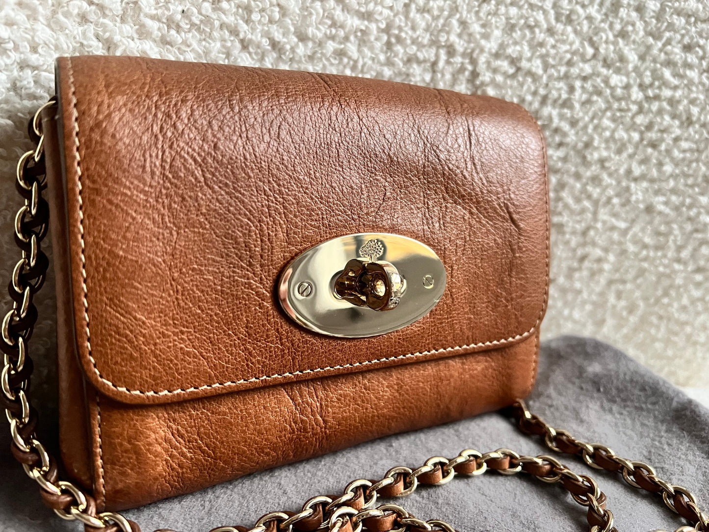 Mulberry Oak Mini Lily with Gold Hardware (RRP £395)
