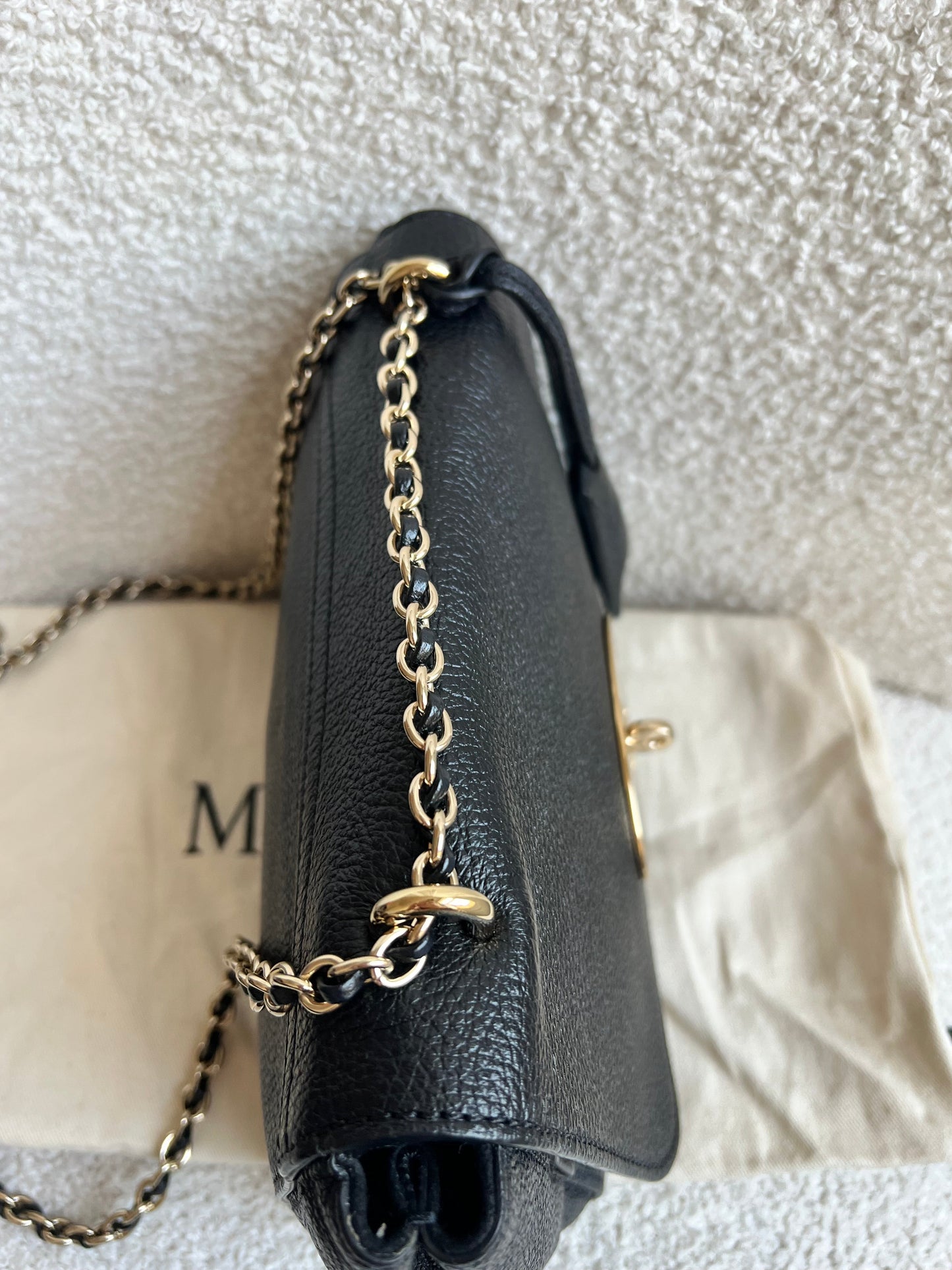Mulberry Black Regular Lily with Gold Hardware (RRP £995)