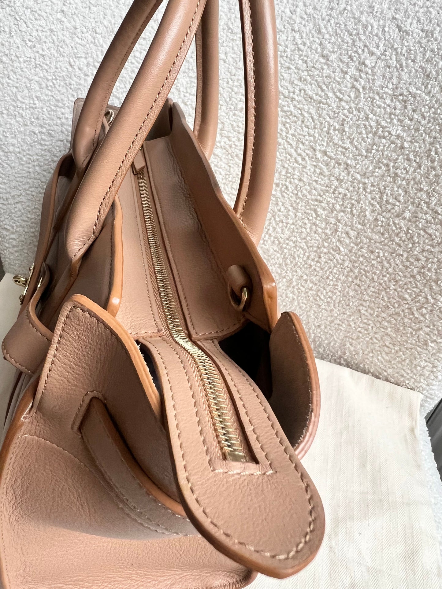 Mulberry Light Salmon Small Zipped Bayswater (RRP £1,245)