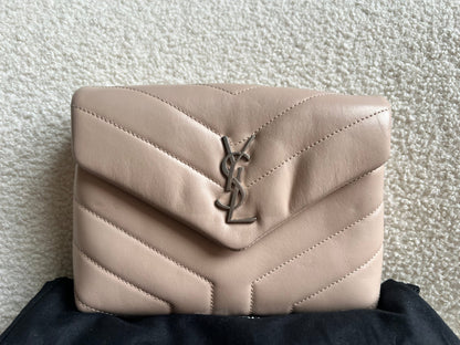 Yves Saint Laurent (YSL) Pale Pink Toy Lou Lou with Silver Hardware (RRP £1,380)