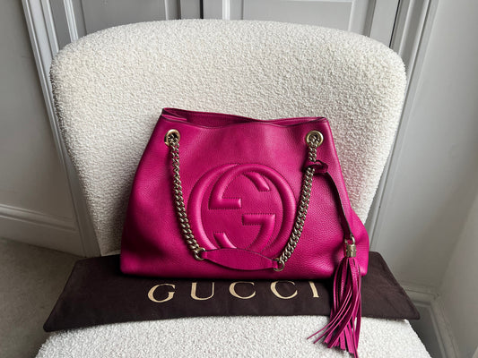 Gucci Pink Soho Chain Tote (RRP £1350)