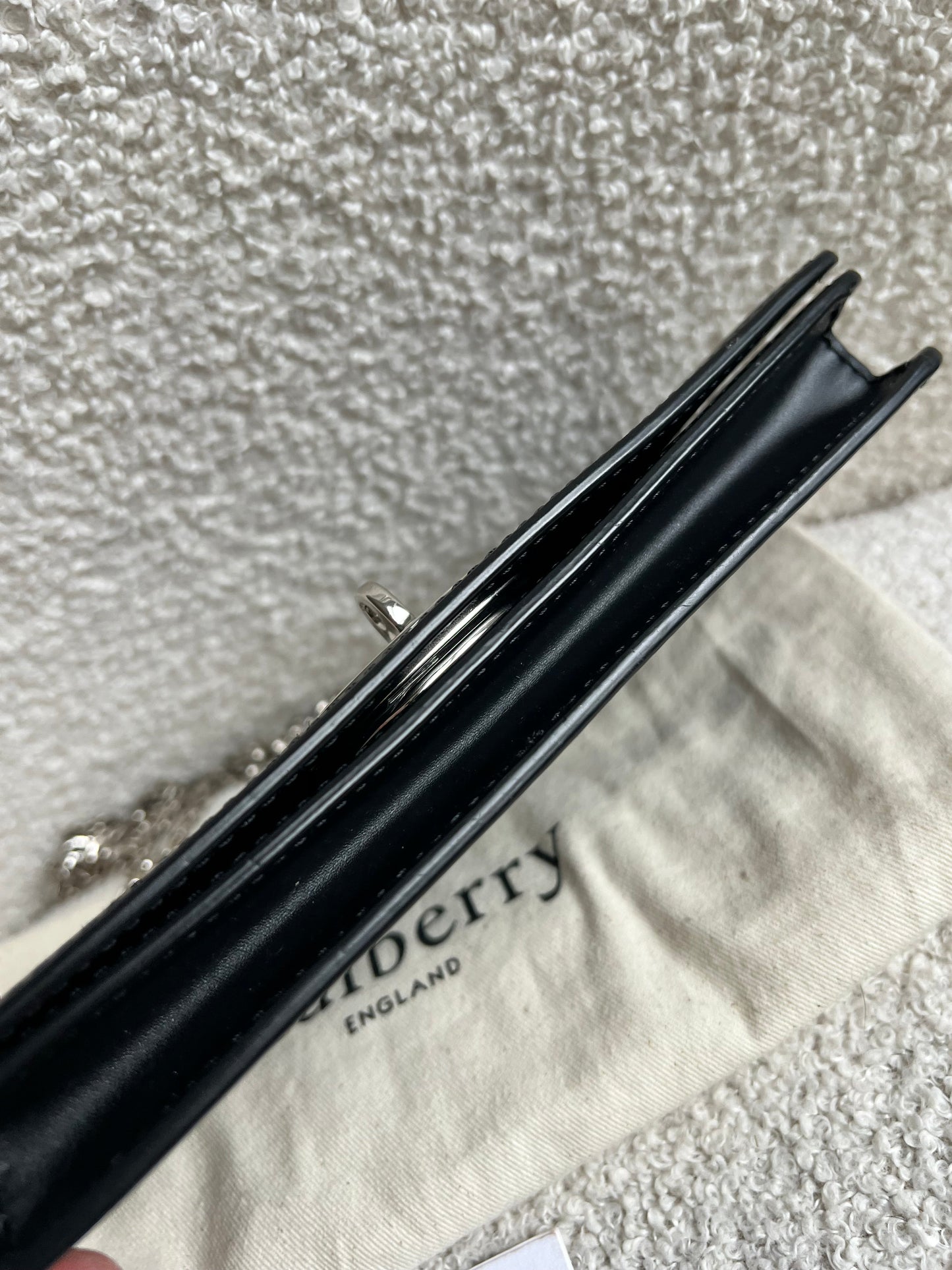 Mulberry Black Bayswater Clutch (RRP £495)