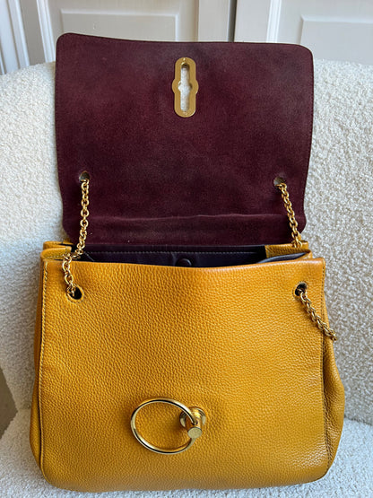 Mulberry Deep Amber Marloes Satchel (RRP £1095)