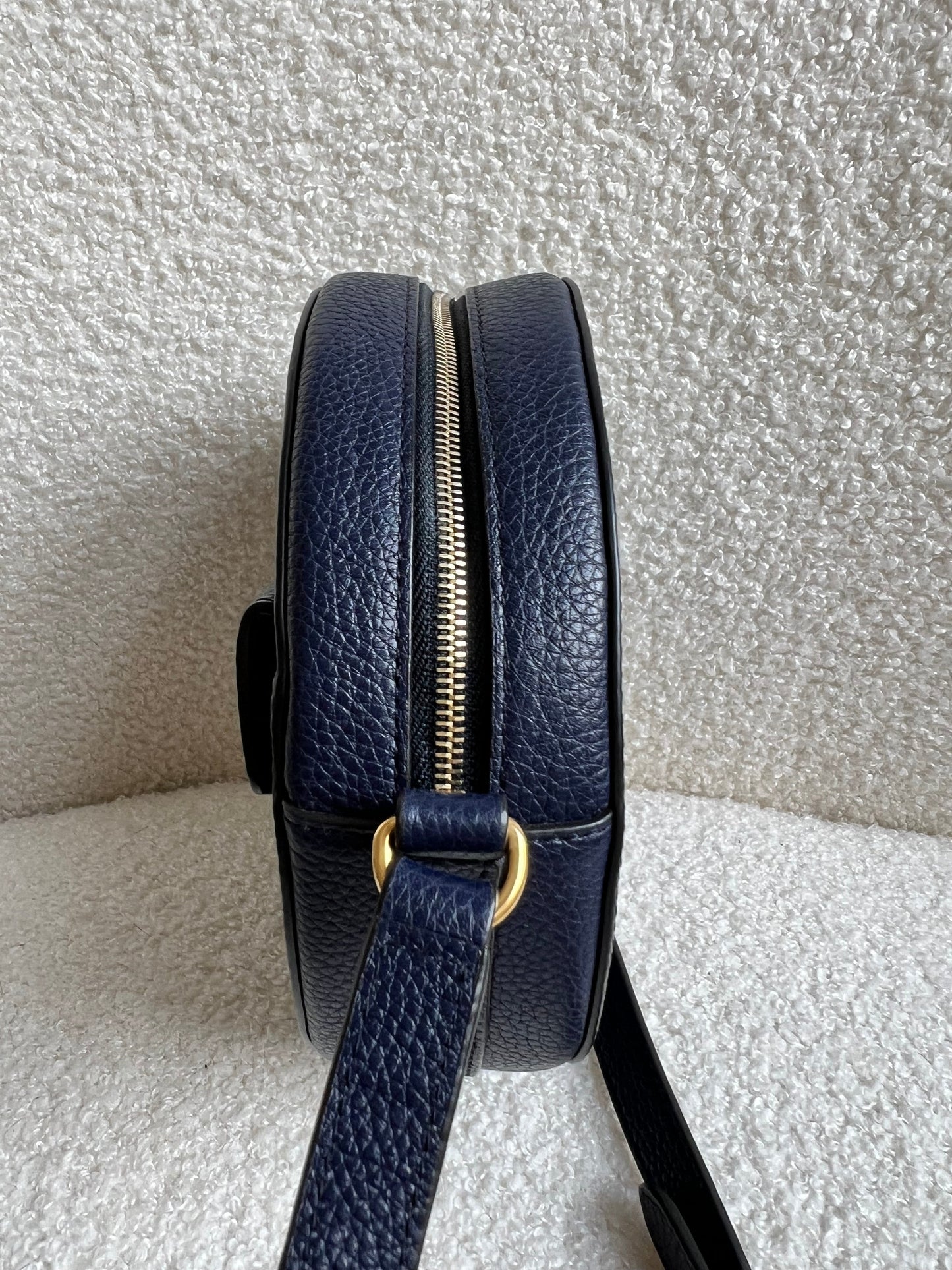 Mulberry Union Jack Midnight Darley Round Shoulder Clutch