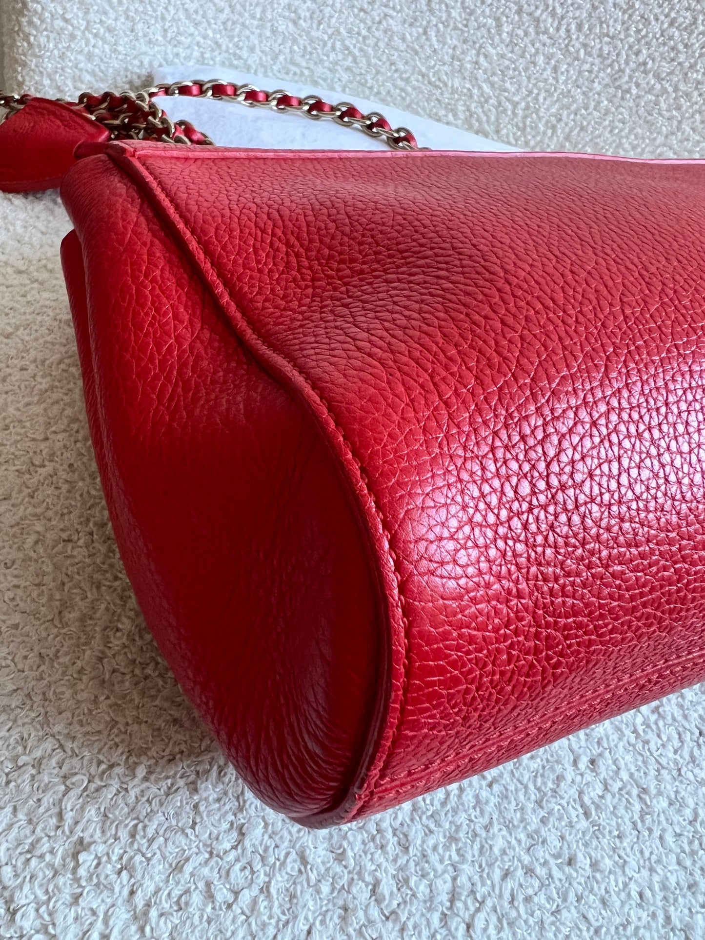 Mulberry Fiery Spritz Red Medium Lily with Gold Hardware (RRP £995)