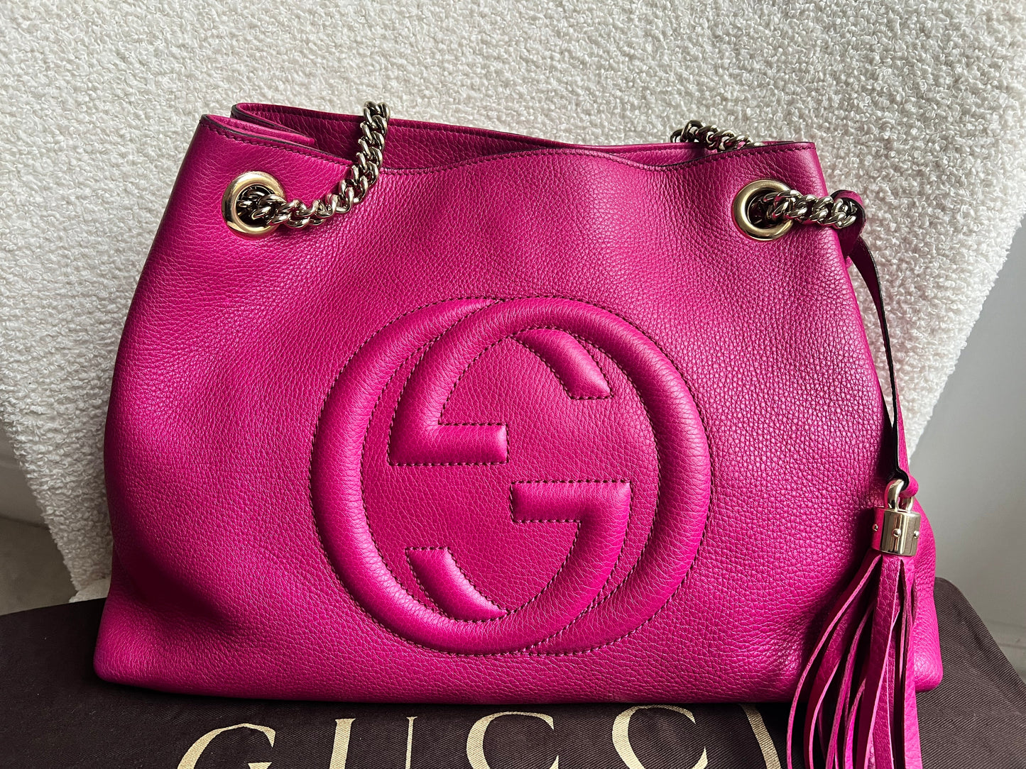 Gucci Pink Soho Chain Tote (RRP £1350)