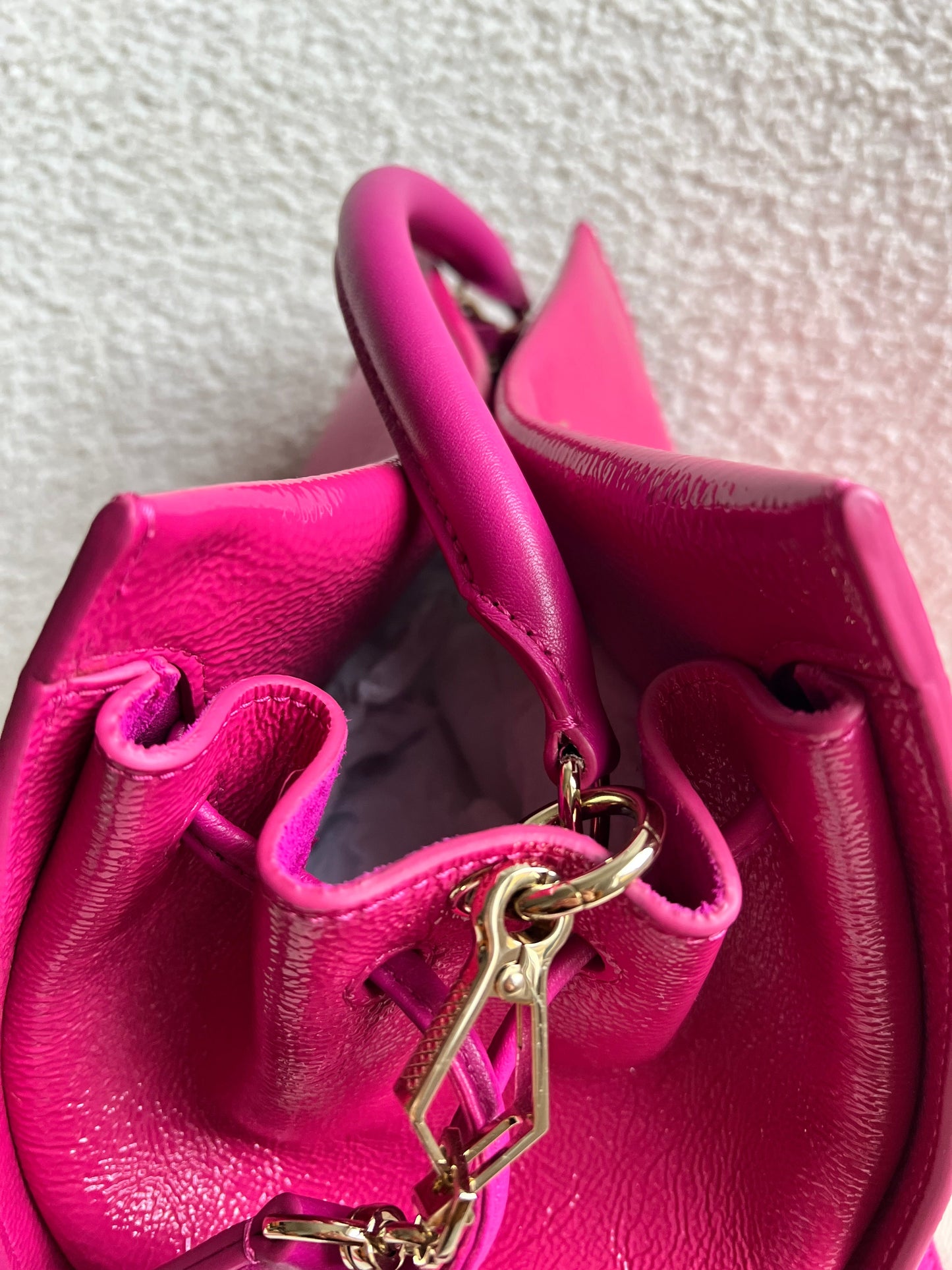 Mulberry Small Spongy Patent Pink Iris