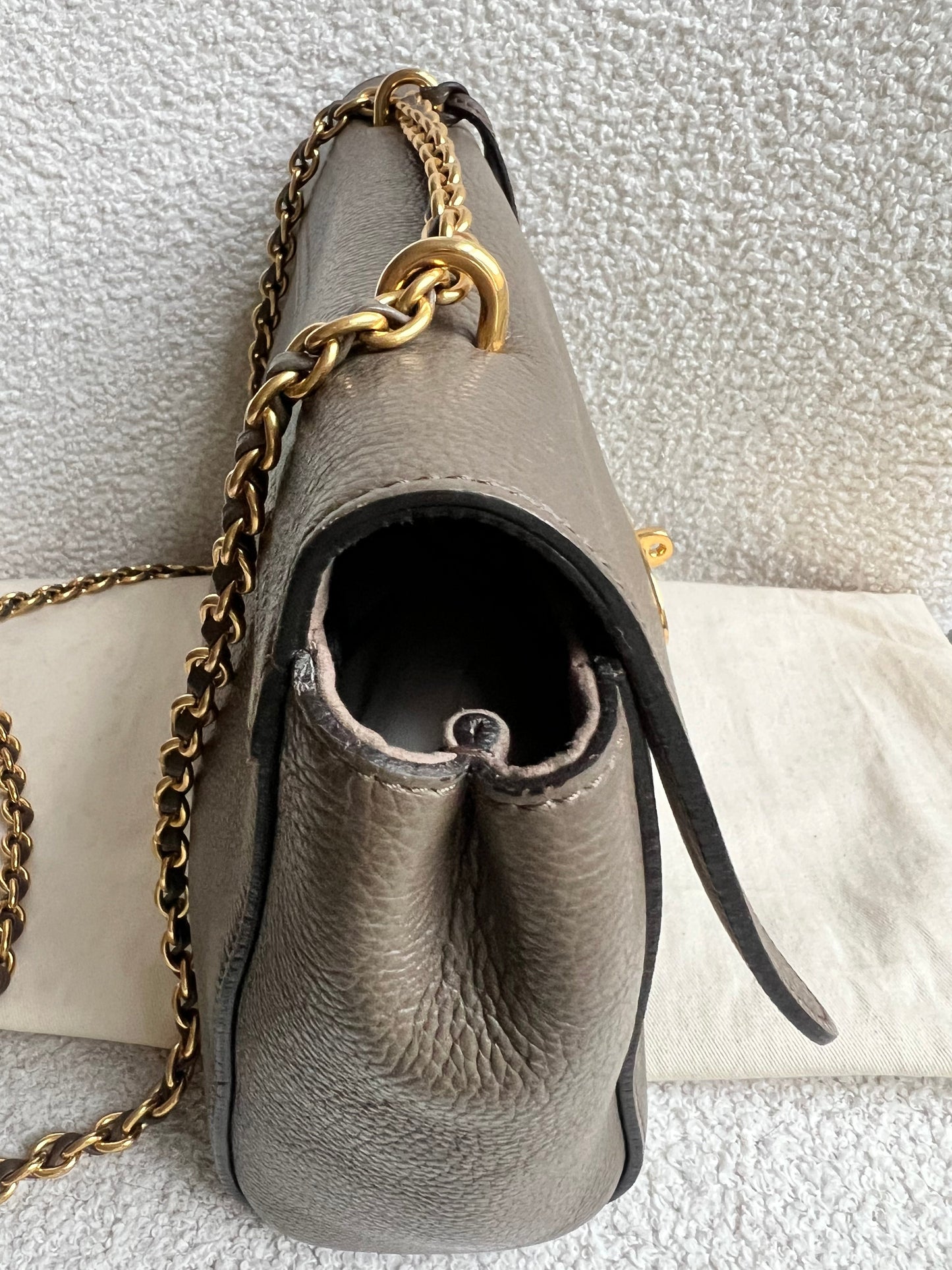Mulberry Clay Medium Lily with Gold Hardware (RRP £1095)