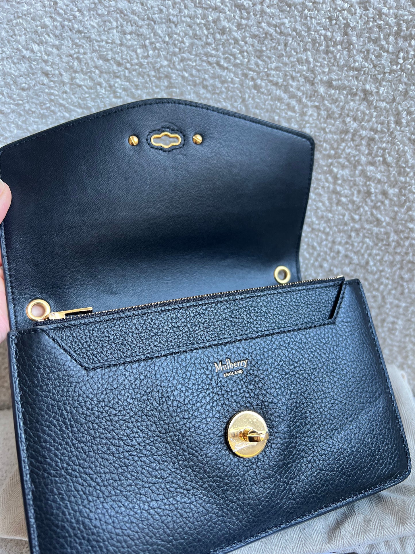 Mulberry Black Small Darley Cross Body Bag (RRP £650)