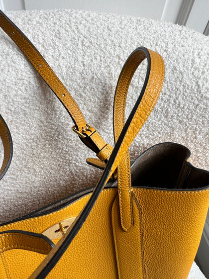 Mulberry Small Deep Amber Bayswater Tote (RRP £795)