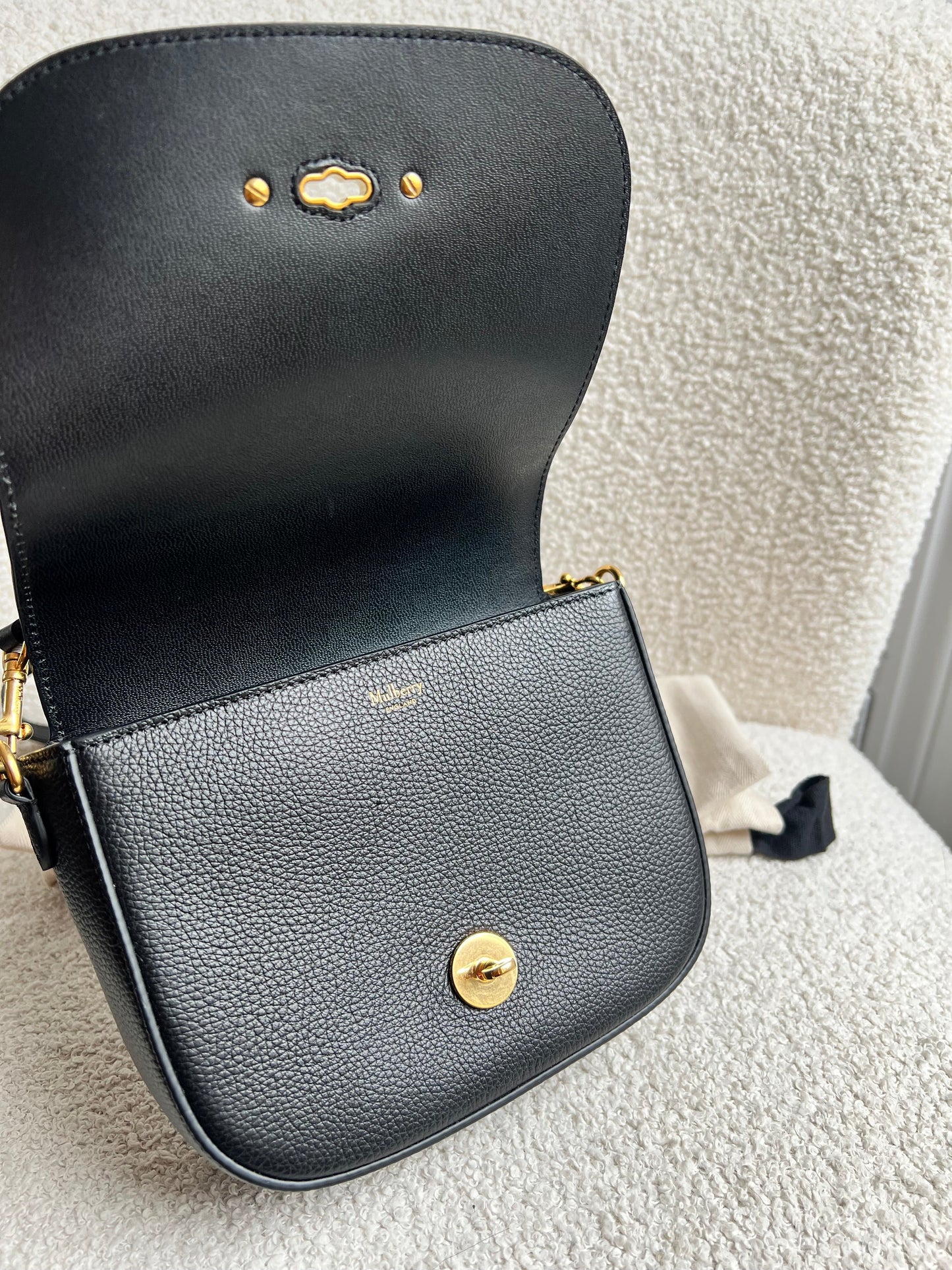 Mulberry Black Small Darley Satchel (RRP £595)