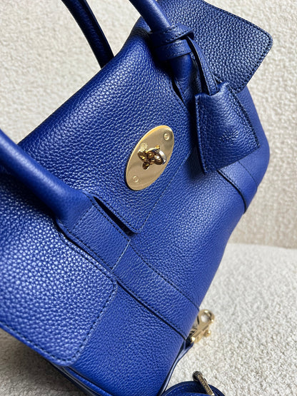 Mulberry Neon Blue Bayswater Satchel (RRP £995)