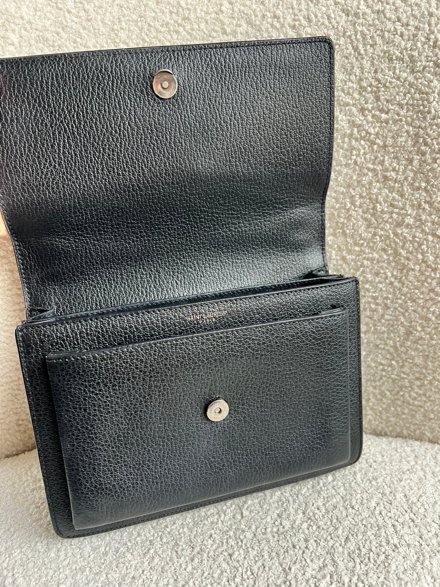 Yves Saint Laurent (YSL) Black on Black Medium Sunset