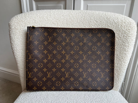Louis Vuitton Monogram Poch Documents Portfolio Case 39