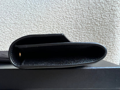 Yves Saint Laurent (YSL) Black Uptown Chain Wallet (RRP £1110)